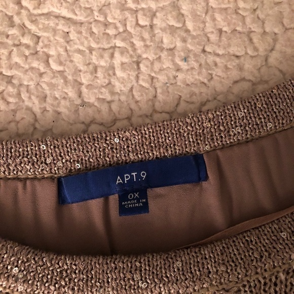 APT. 9 Sparkly Top Size Ox - Picture 5 of 7